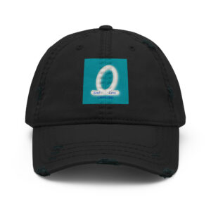 Merchandise distressed dad hat black front 6a682ff712ac4.jpg